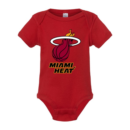 Miami Heat Baby Romper Onesie