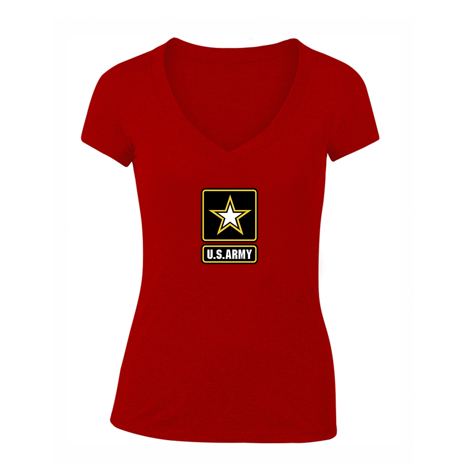 Women's  U.S. ARMY V Neck T-Shirt