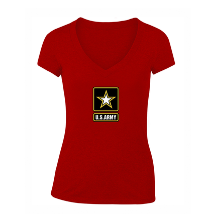 Women's  U.S. ARMY V Neck T-Shirt