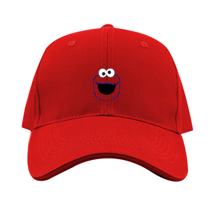 Sesame Street Cookie Monster face Dad Baseball Cap Hat