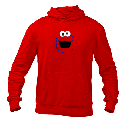 Men's Sesame Street Cookie Monster face Pullover  Hoodie