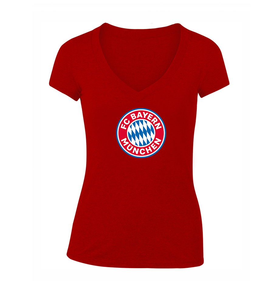 Women's FC Bayern Munich V Neck T-Shirt