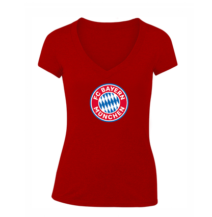 Women's FC Bayern Munich V Neck T-Shirt