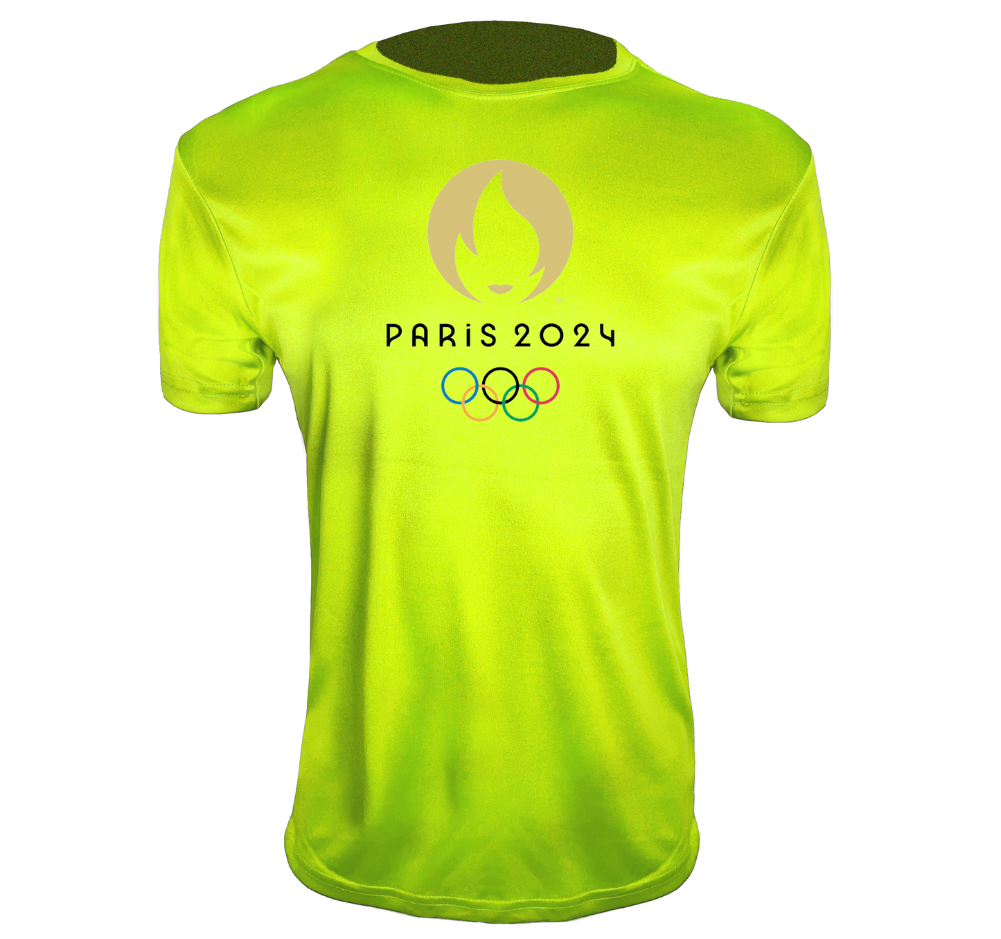 Men's New Olympics 2024 Paris Logo Polyester T-Shirts