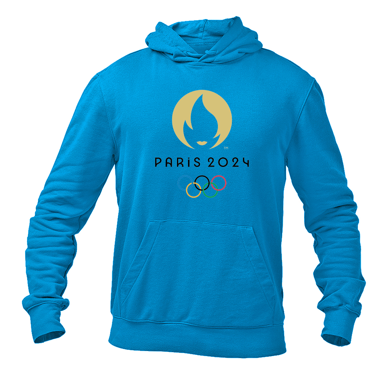 Men's New Olympics 2024 Paris Logo Pullover  Hoodie