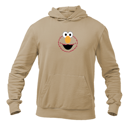 Men's Sesame Street Elmo Face Pullover  Hoodie