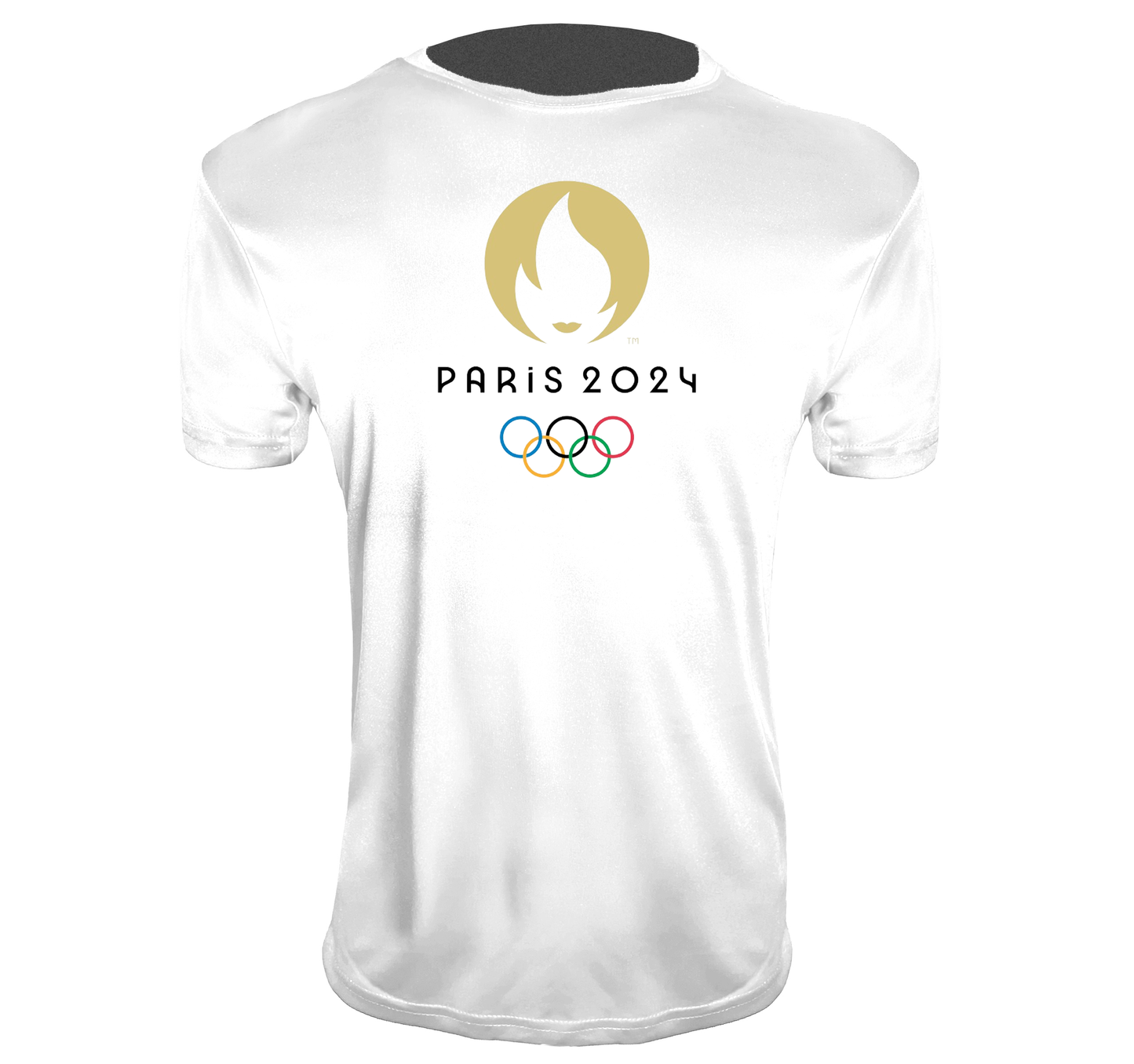 Men's New Olympics 2024 Paris Logo Polyester T-Shirts