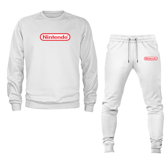 Unisex Nintendo Crewneck Sweatshirt Joggers Suit