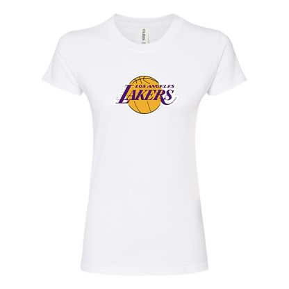 Women's Los Angeles Lakers Round Neck T-Shirt