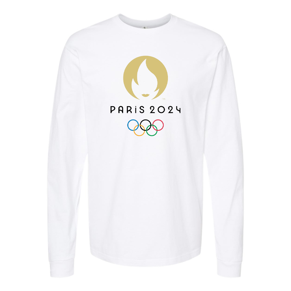 Men's New Olympics 2024 Paris Logo Long sleeves T-Shirt