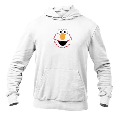 Men's Sesame Street Elmo Face Pullover  Hoodie