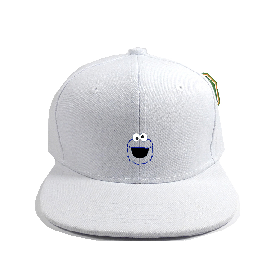 Sesame Street Cookie Monster face Snapback Hat
