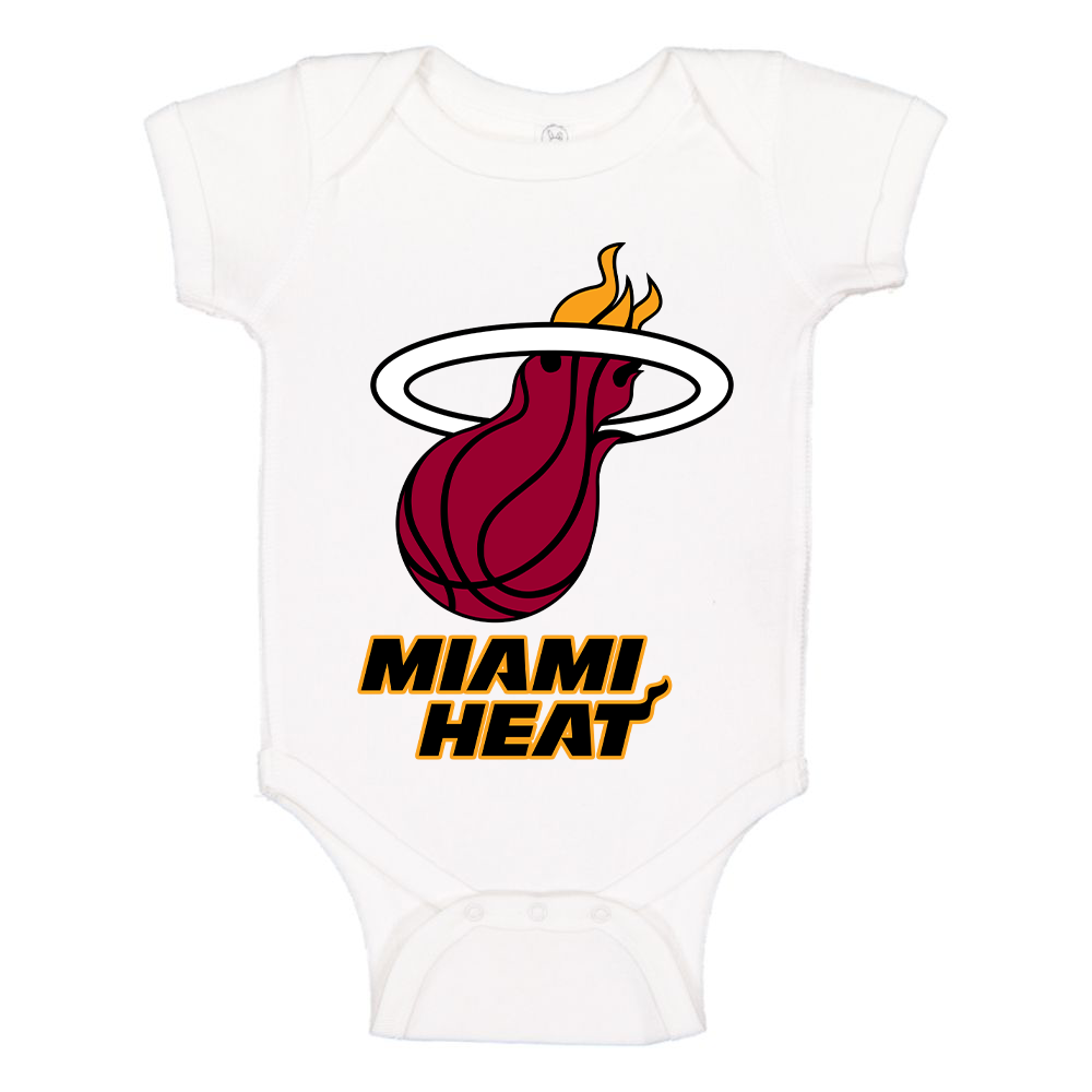 Miami Heat Baby Romper Onesie