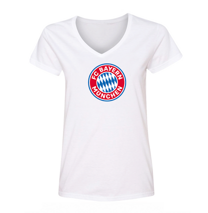 Women's FC Bayern Munich V Neck T-Shirt