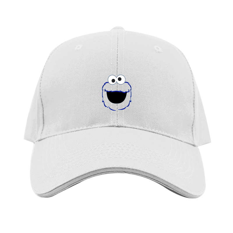 Sesame Street Cookie Monster face Dad Baseball Cap Hat