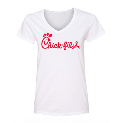 Women's Chick-fil-A  V Neck T-Shirt