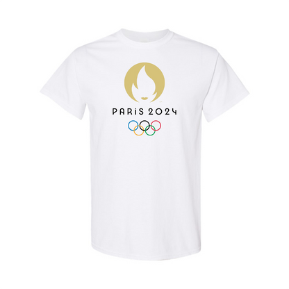 Men's New Olympics 2024 Paris Logo Cotton T-shirt