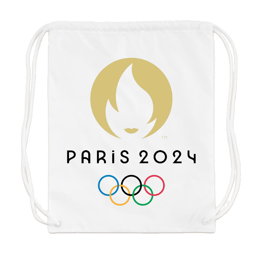 New Olympics 2024 Paris Logo Drawstring Bag