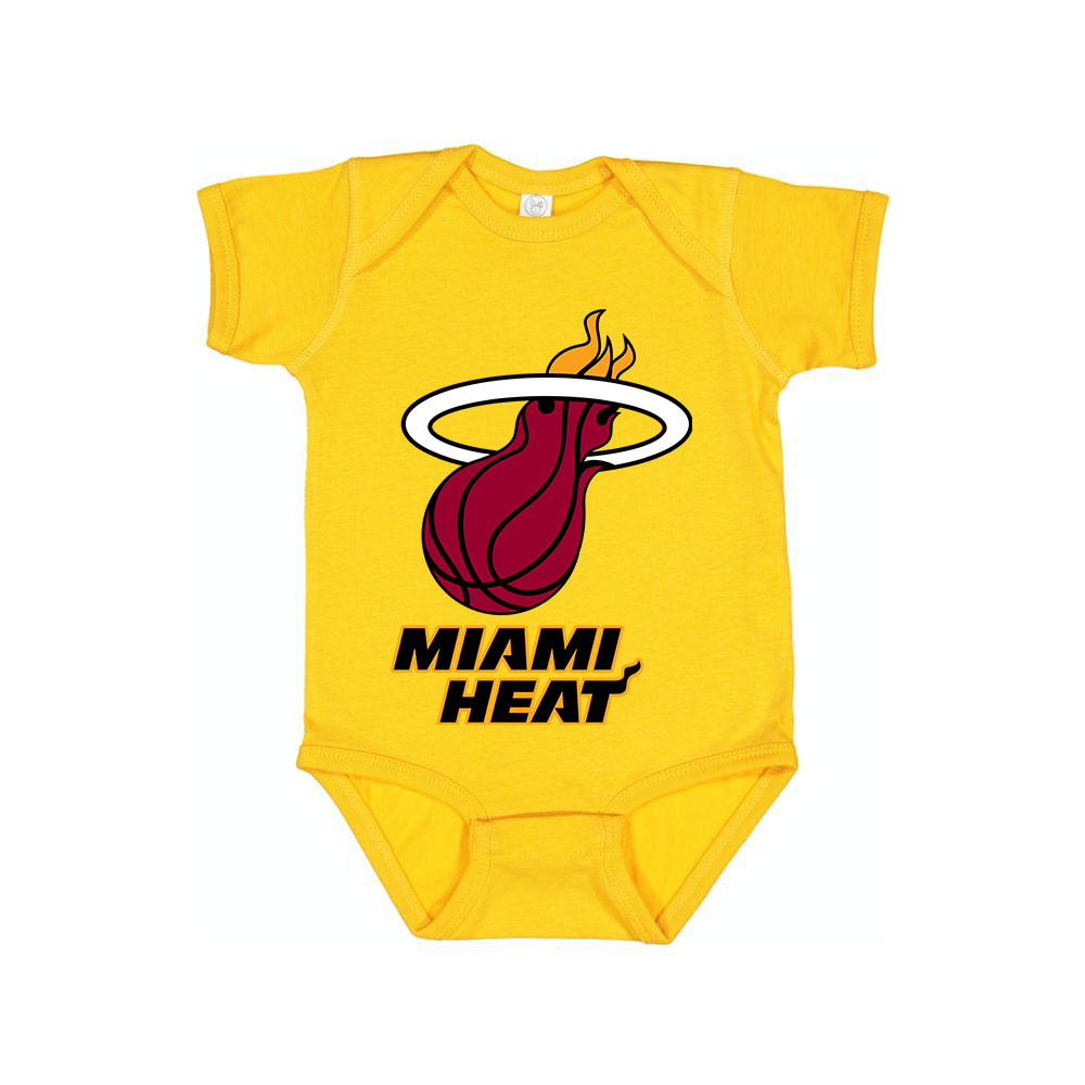 Miami Heat Baby Romper Onesie